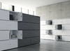 KAST - HOUT - LOCKER - 1 RIJ 4 LOCKERS