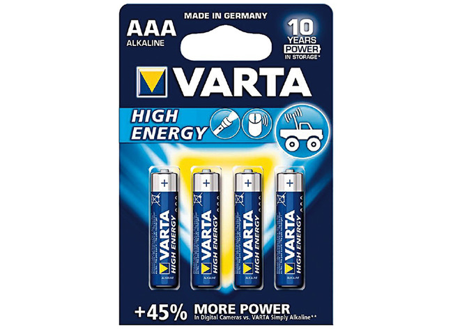 Batterijen - Varta - AAA-batterij - set van 4