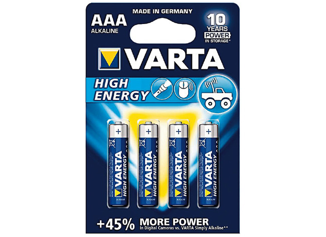 Batterijen - Varta - Aaa-batterij - Set Van 4