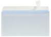Briefomslag - am - 11x23 cm -met strip - met venster - per 500