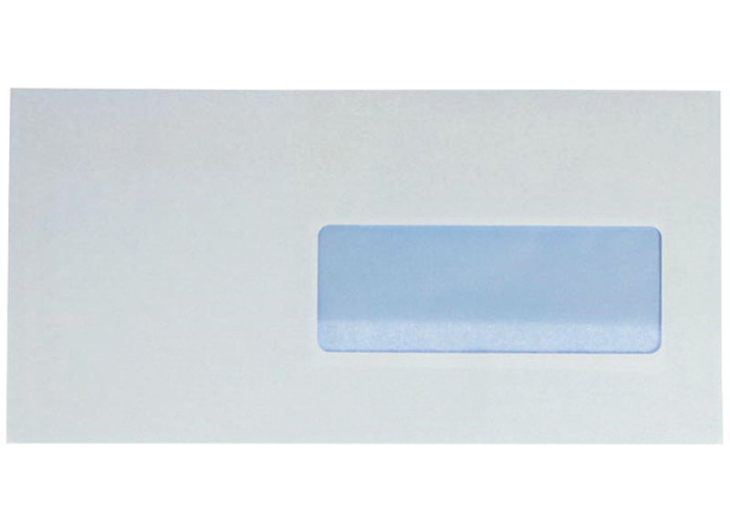 stuiten op honderd peper Briefomslagen - enveloppen - venster - strip - 11 x 23 cm - set van 500 -  Baert