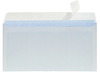 Briefomslag - am - 11x23 cm -met strip - met venster - per 500