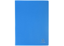 Mappen - presentatiemap - Exacompta - A4 - 20 tassen - blauw - per stuk