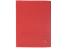 Mappen - presentatiemap - Exacompta - A4 - 20 tassen - rood - per stuk