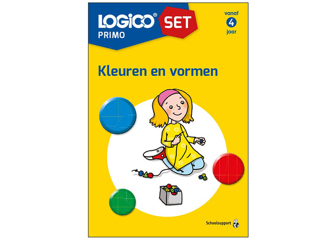 Spel - taalspel - Logico Primo - kleuren en vormen - opdrachtkaarten voor EX2205 - per stuk