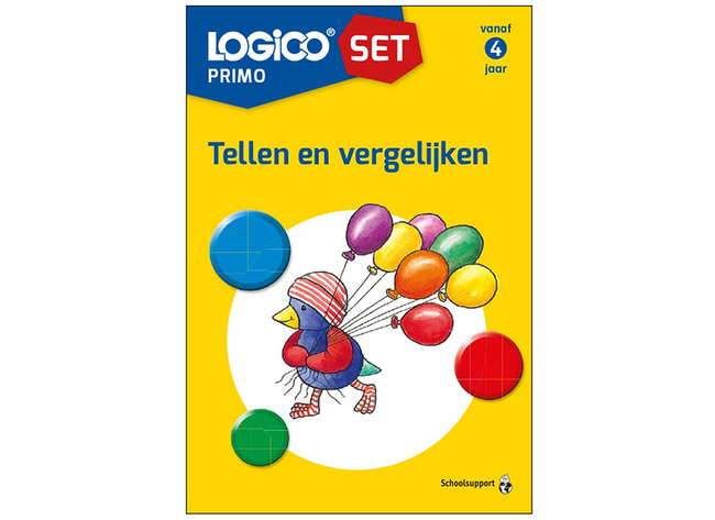 Spel - taalspel - Logico Primo - tellen en vergelijken - opdrachtkaarten voor EX2205 - per stuk