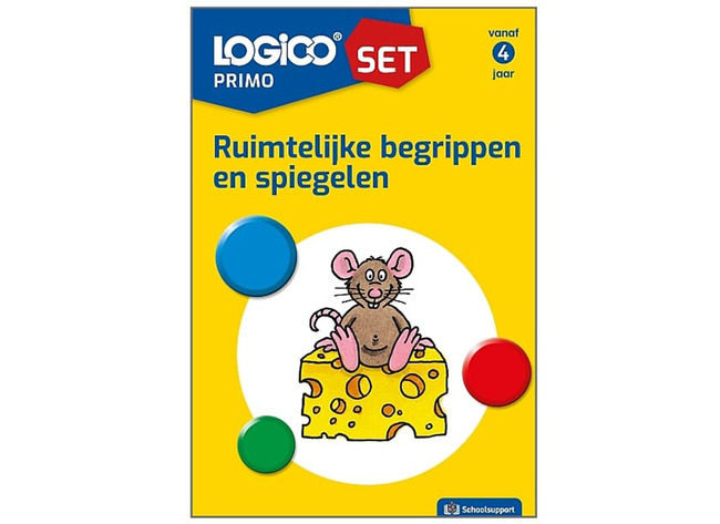 Spel - taalspel - Logico Primo - ruimtelijke begrippen en spiegelen - opdrachtkaarten voor EX2205 - per stuk