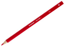 Potloden - kleurpotloden - Bruynzeel Triple Grip - driehoekig - vermiljoen - set van 12