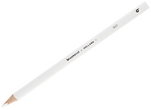 Potloden - kleurpotloden - Bruynzeel Triple Grip - driehoekig - wit - set van 12