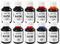 Verf - textielverf - tie dye - batik - 10 x 100 ml - set van 10 assorti