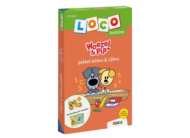 Loco Bambino Woezel & Pip Pakket Letters & Cijfers