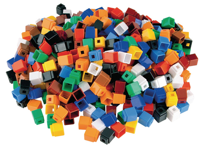UNIFIX - BLOCS DE CALCUL - 100 PCES COUL. SET