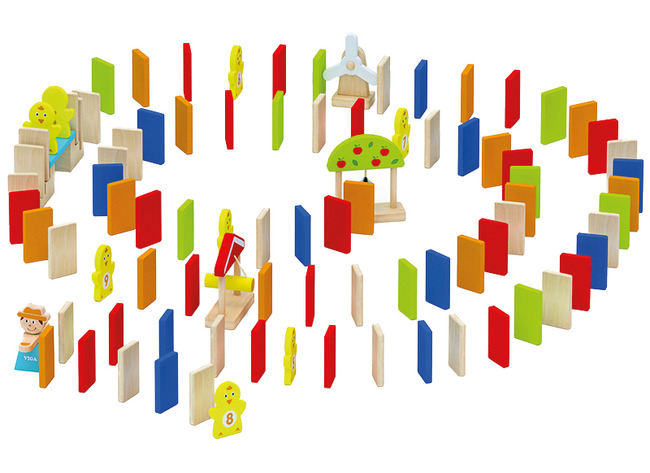 JEU DE DOMINOS COLORÉS
