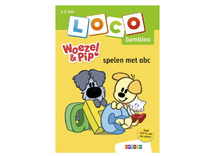 Boek - Loco Bambino - Woezel & Pip - spelen met abc - oefenboekje voor basisdoos - zelfcontrole - per stuk