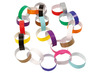 Knutselpapier - slinger stroken - effen - weven - set van 400 assorti