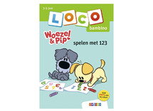 Boek - Loco Bambino - Woezel & Pip - spelen met 123 - oefenboekje voor basisdoos - zelfcontrole - per stuk