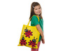 Draagtas - schoudertas - in verschillende kleuren - textiel - set van 6 assorti