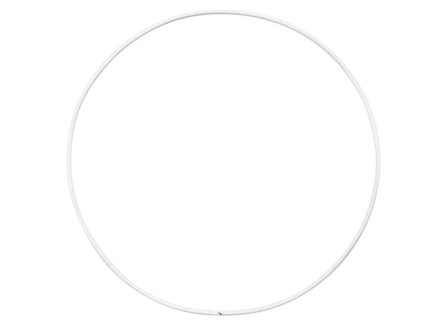 Sleutelhangers - ring metaal - 25 cm - set van 10