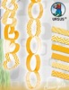 CREA-PAPIER - STROKEN - KLEURTOON  - SET VAN 60