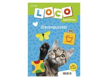 Boek - Loco Bambino dierenpuzzels - oefenboekje voor basisdoos - zelfcontrole - per stuk