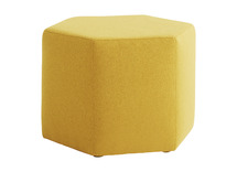 Poef - Davant Hocker Hettie 65 Plus - 65 x 55 x 46 cm - vijfhoekig - per stuk