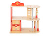 Speelgoed brandweerkazerne - Viga - met accessoires - hout - per set