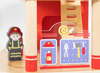 Speelgoed brandweerkazerne - Viga - met accessoires - hout - per set
