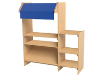 Speelmeubel - winkel 110 - 125 x 140 x 40 cm - lichte esdoorn - per stuk