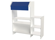 Speelmeubel - winkel 110 - 125 x 140 x 40 cm - wit - per stuk