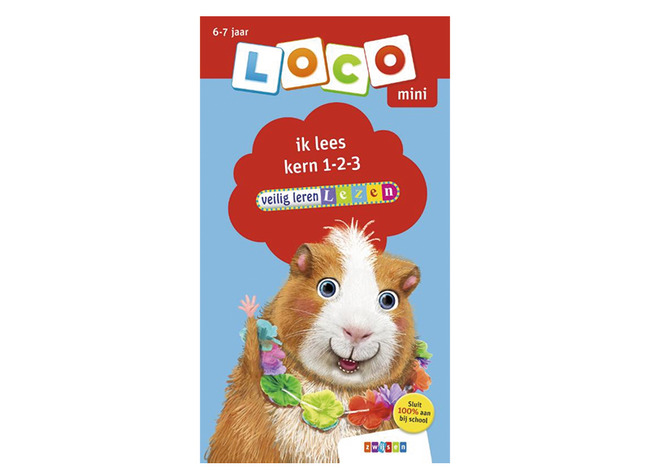 Boek - Loco Mini - veilig leren lezen ik lees kern 1-2-3 - oefenboekje voor basisdoos - zelfcontrole - per stuk