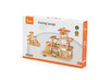 Speelgoed garage - Viga - met accessoires - hout - per set