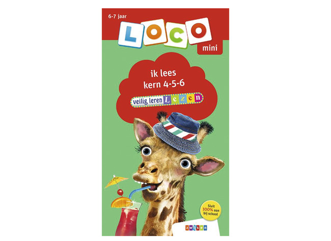 Boek - Loco Mini - veilig leren lezen ik lees kern 4-5-6 - oefenboekje voor basisdoos - zelfcontrole - per stuk