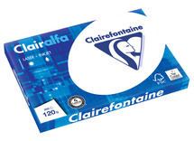 Papier - fotokopieerpapier - Clairefontaine Clairalfa - A3 - 120 g - wit - pak van 250 vellen
