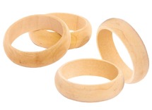 Armbanden - hout - set van 4