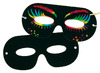 Maskers - carnaval - kraspapier - set van 10 assorti