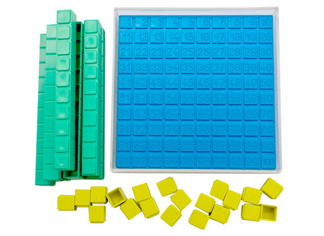 Rekenblokken - MAB - tot 100 - individueel oefenen - rekenen - per set