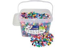 Kralen - strijkkralen - xl - emmer - mix - set van 5000 assorti