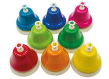 Bellen - drukbellenset - muziek - set van 8 assorti
