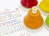 Bellen - drukbellenset - muziek - set van 8 assorti