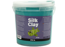 Boetseerklei - Silk Clay - 650 g - groen - boetseren - per stuk