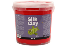 Boetseerklei - Silk Clay - 650 g - rood - boetseren - per stuk
