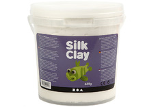 Boetseerklei - Silk Clay - 650 g - wit - boetseren - per stuk