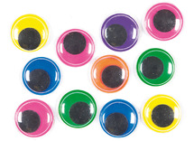 Wiebelogen - jumbo formaat - zelfklevend - decoratie - set van 60 assorti