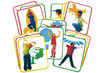 Kaarten - imitatiekaarten - Roylco - yoga - bewegen - set van 16