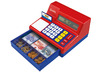 Speelgoedkassa - Learning Resources Pretend & Play Calculator Cash Register with Euro Money - kunststof - per stuk