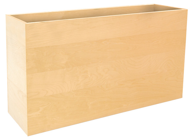 BAC A PLANTES EN MULTIPLEX - 120 x 60 CM