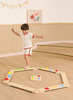 Evenwichtsparcours - Viga - sensory balance beam set - balanceren - hout - per set