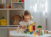 Bouwset - Viga - Color Blocks - houten blokken - vensterblokken - hout - set van 24