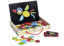 Kleur en vorm - Hape - magnetische portretten - per spel