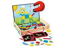 Kleur en vorm - Hape - magnetische portretten - per spel